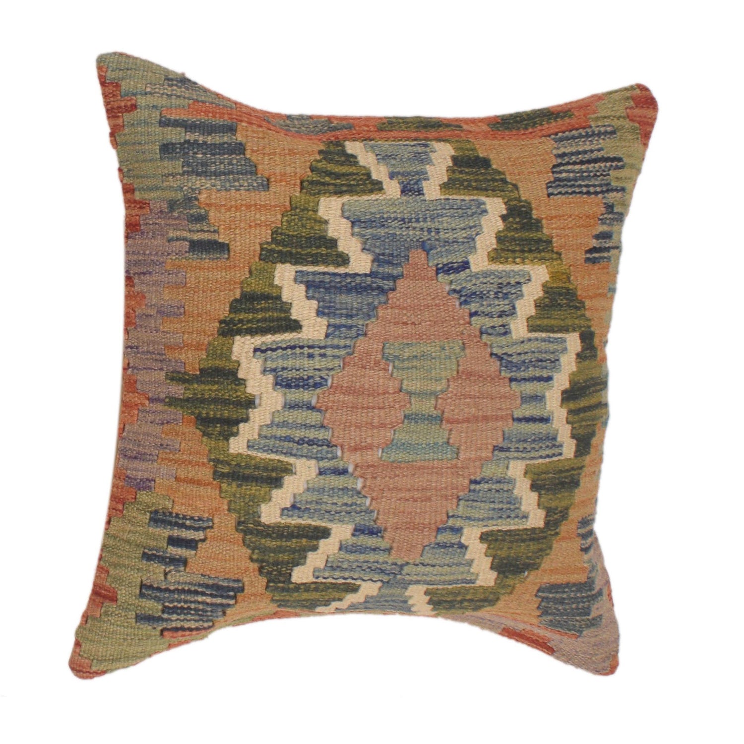 Vegetable Kilim Cushion Cover 1' 6" x 1' 6" (ft) - No. 34563
