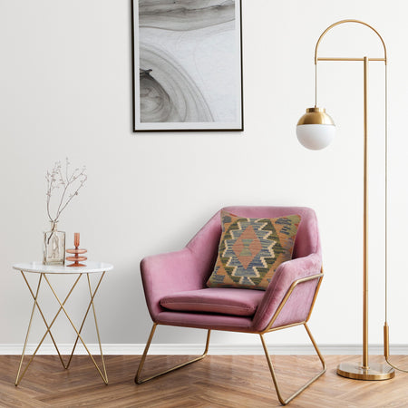 Vegetable Kilim Cushion Cover 1' 6" x 1' 6" (ft) - No. 34563