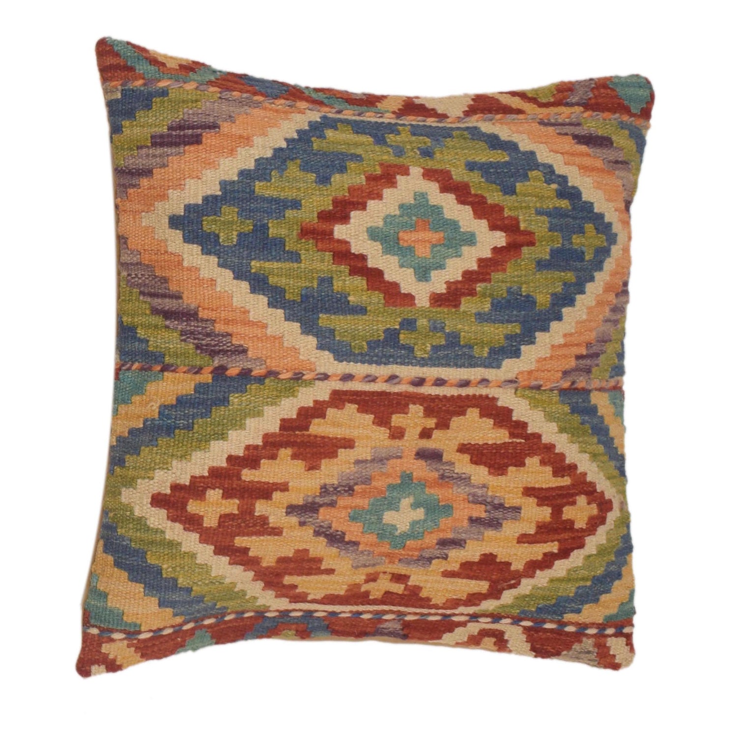 Handmade Kilim Cushion 1' 6" x 1' 6" (ft) - No. 34564
