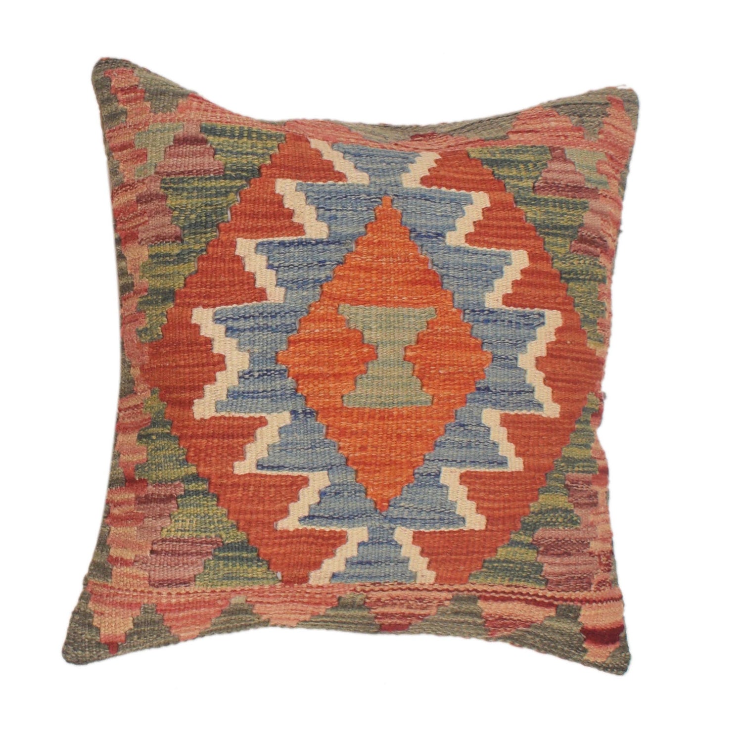 Hand Knotted Kilim Cushion 1' 6 x 1' 6 (ft) - No. 34572