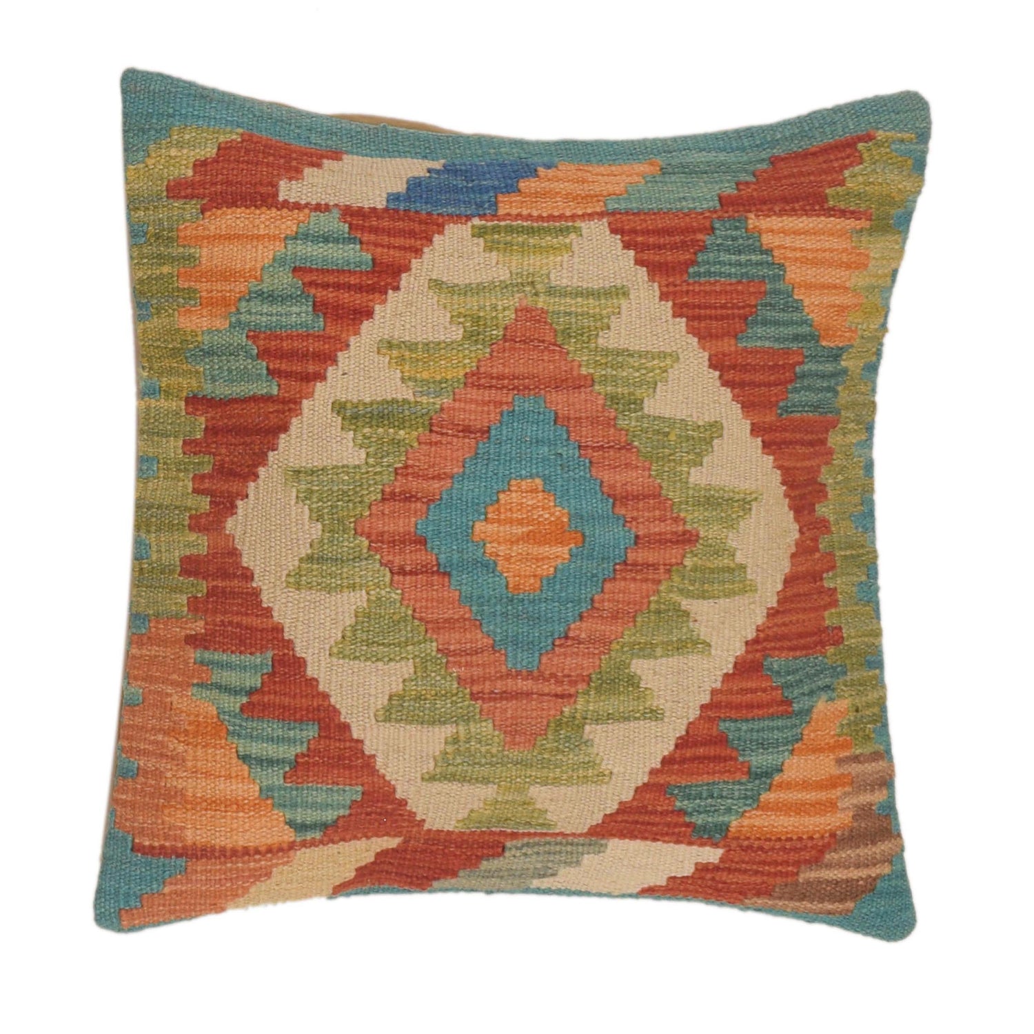 Turkish Style Kelim Cushion 1' 6 x 1' 6 (ft) - No. 34577