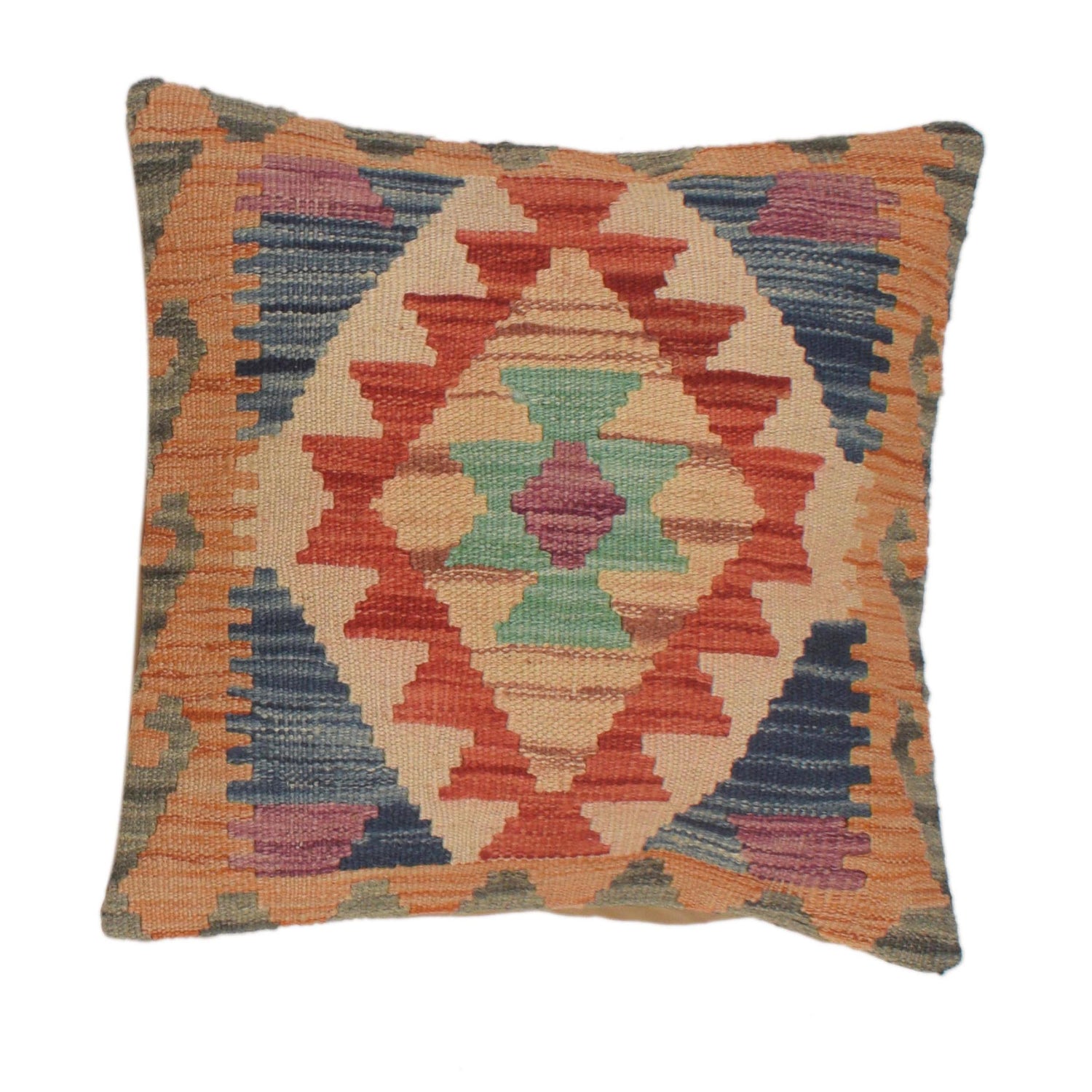 Handmade Kilim Cushion 1' 6" x 1' 6" (ft) - No. 34583
