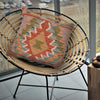 Hand Knotted Kilim Cushion 1' 6" x 1' 6" (ft) - No. 34584