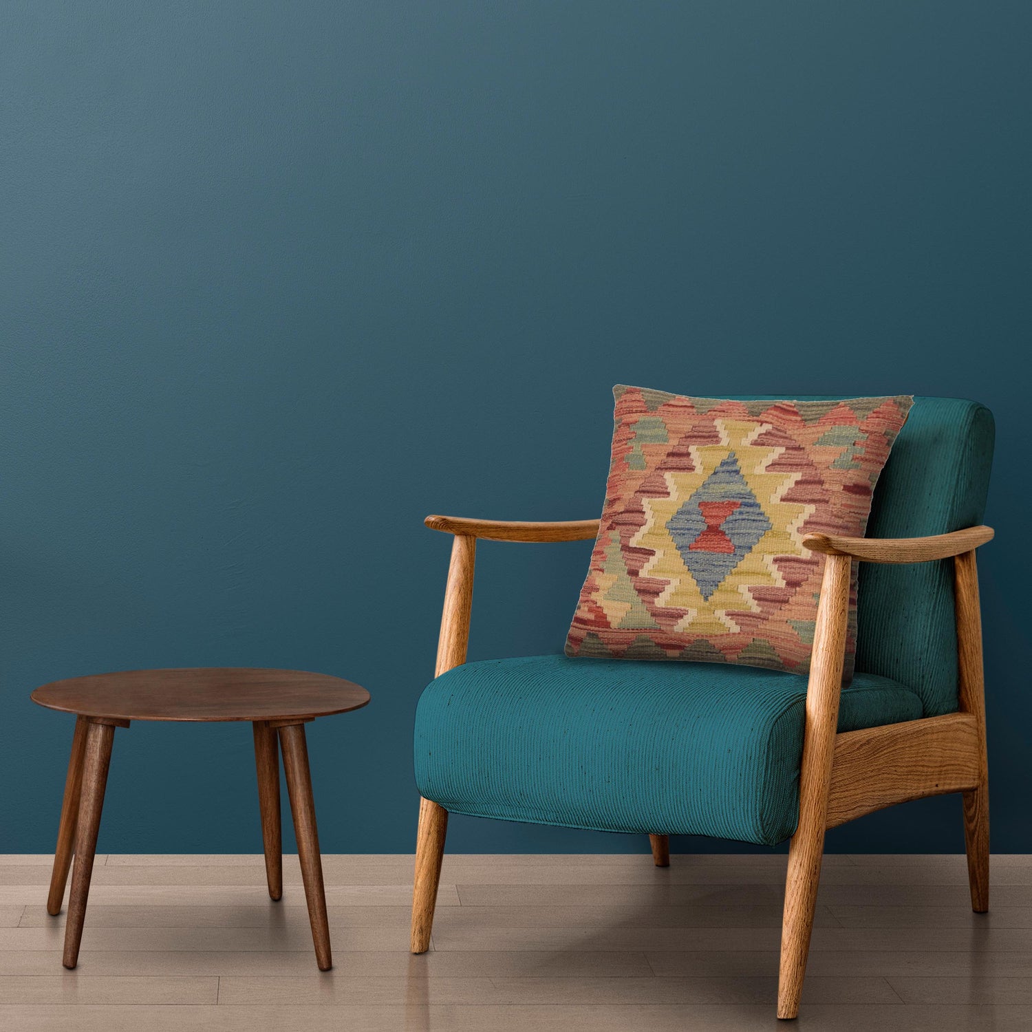 Handmade Kilim Cushion 1' 6 x 1' 6 (ft) - No. 34588