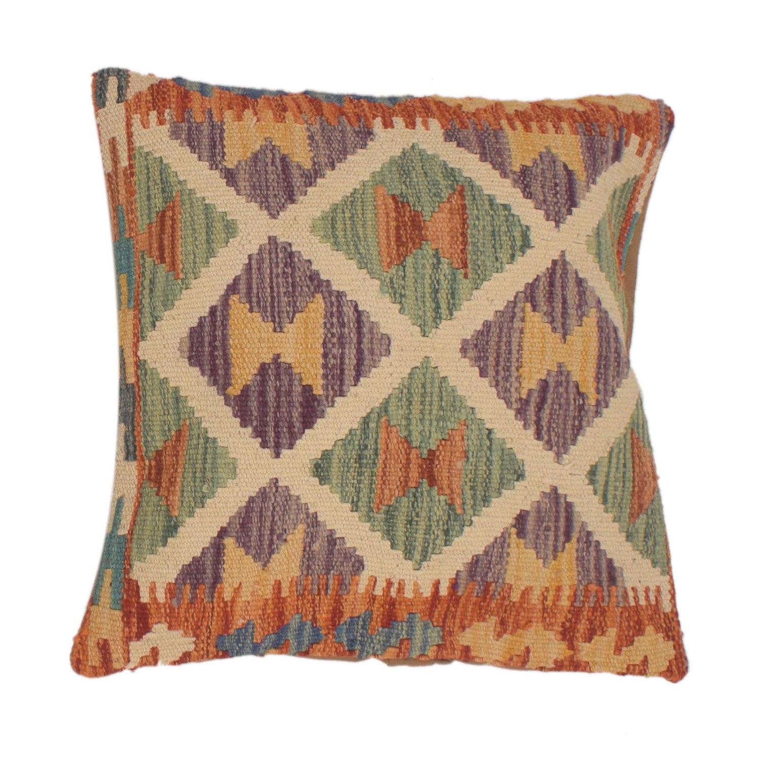 Turkish Style Kelim Cushion 1' 6 x 1' 6 (ft) - No. 34590