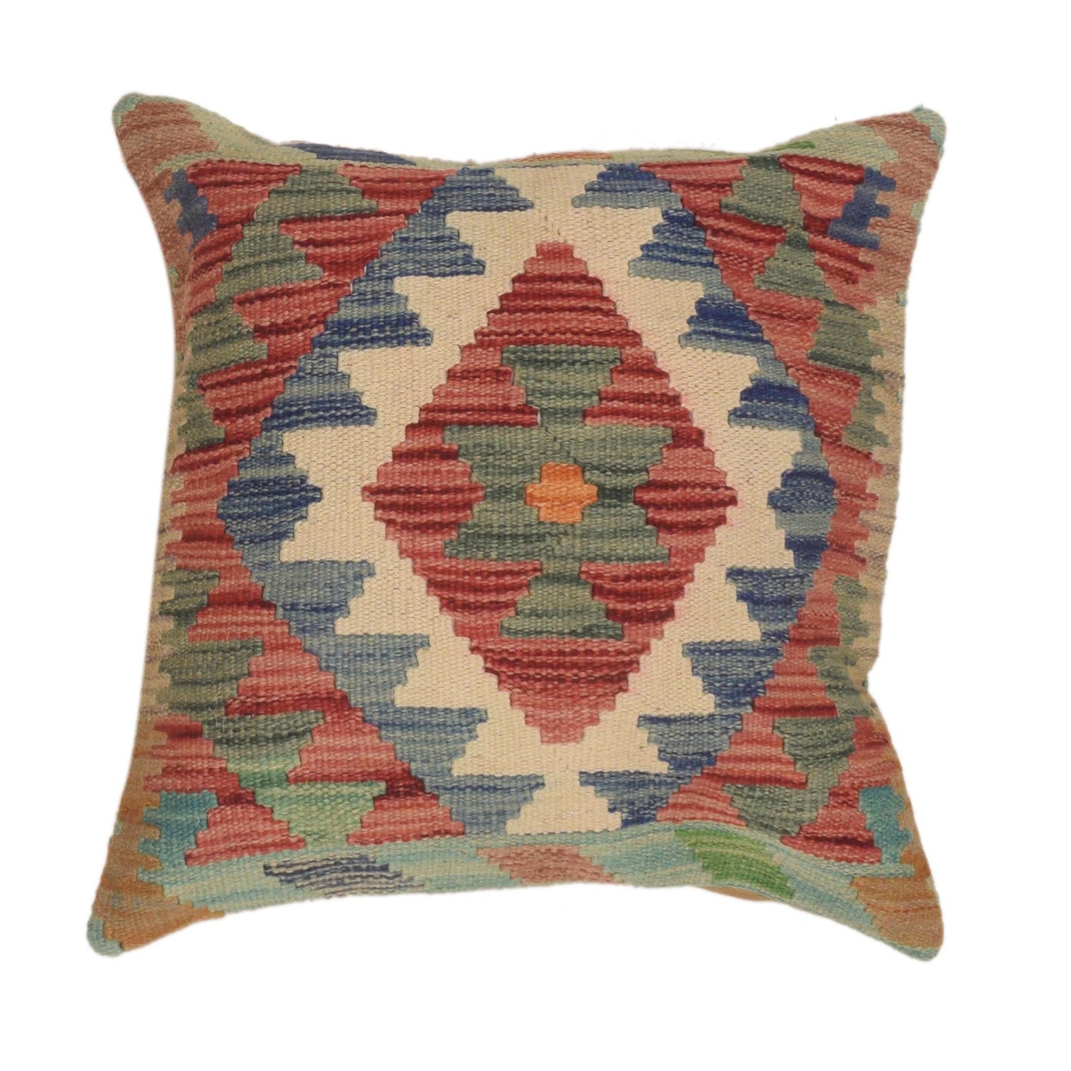 Vegetable Kilim Cushion Cover 1' 7" x 1' 7" (ft) - No. 34594
