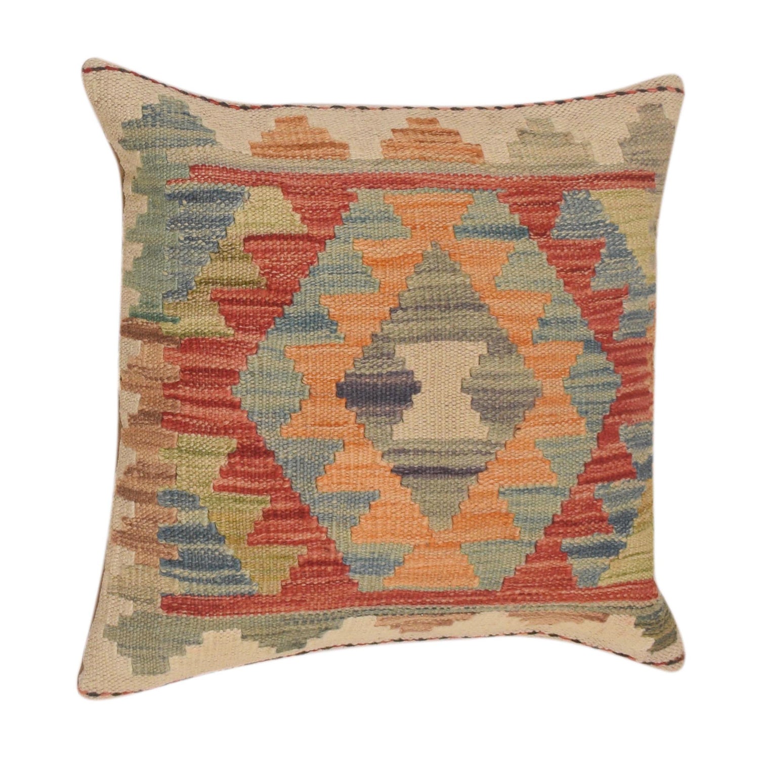 Handmade Kilim Cushion 1' 6" x 1' 7" (ft) - No. 34595