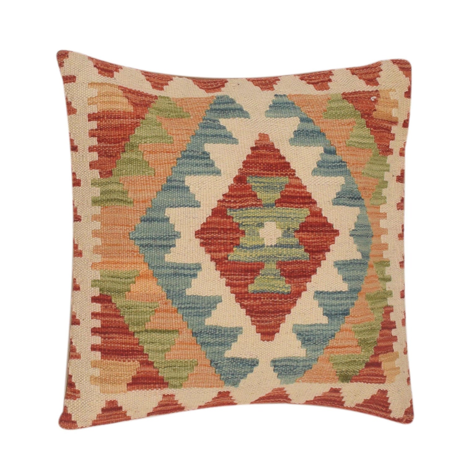 Hand Knotted Kilim Cushion 1' 7" x 1' 6" (ft) - No. 34596