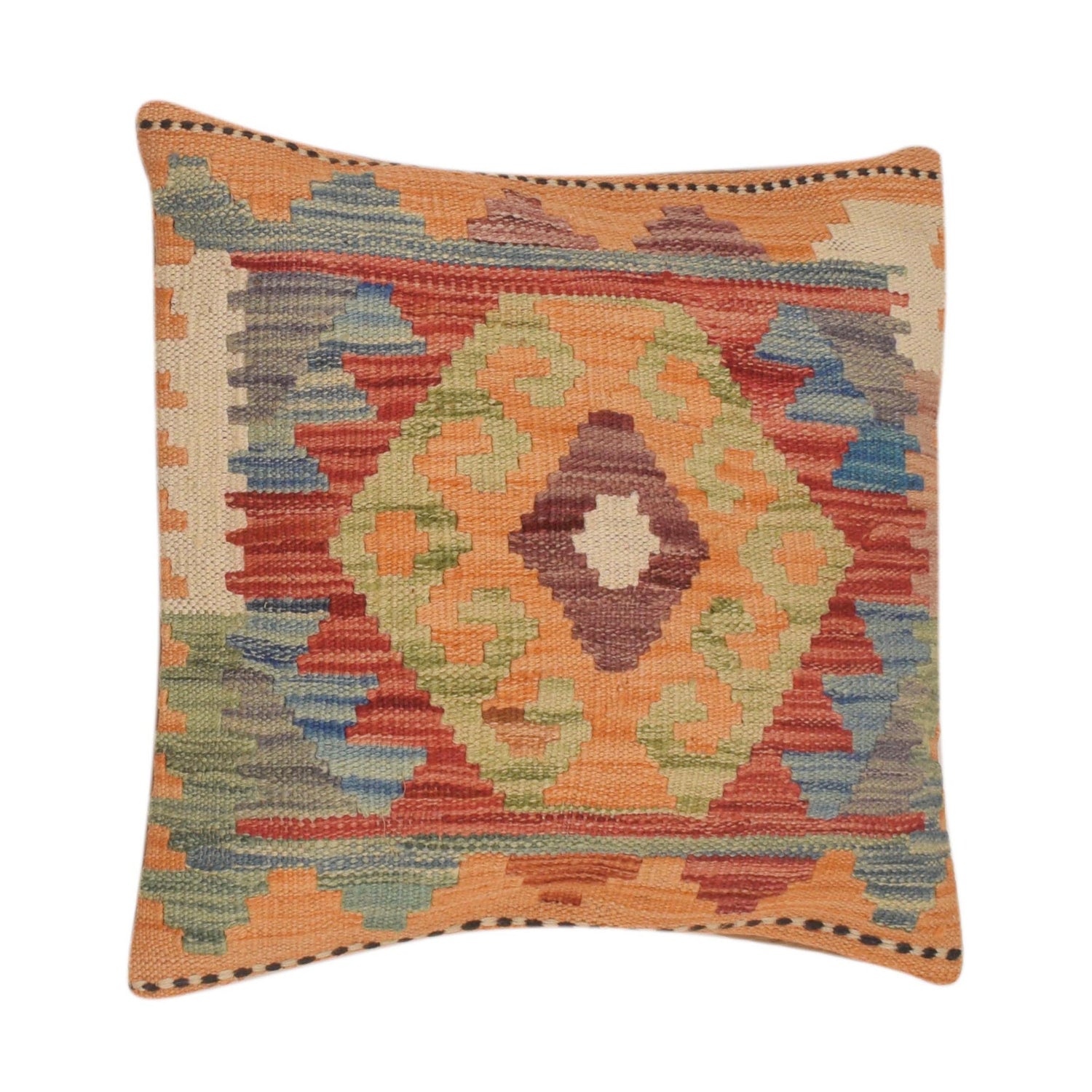 Square Size Kelim Cushion 1' 6" x 1' 6" (ft) - No. 34598