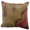 Overdyed Carpet Cushion Cover 1' 4" x 1' 4" (ft) - No. 38455