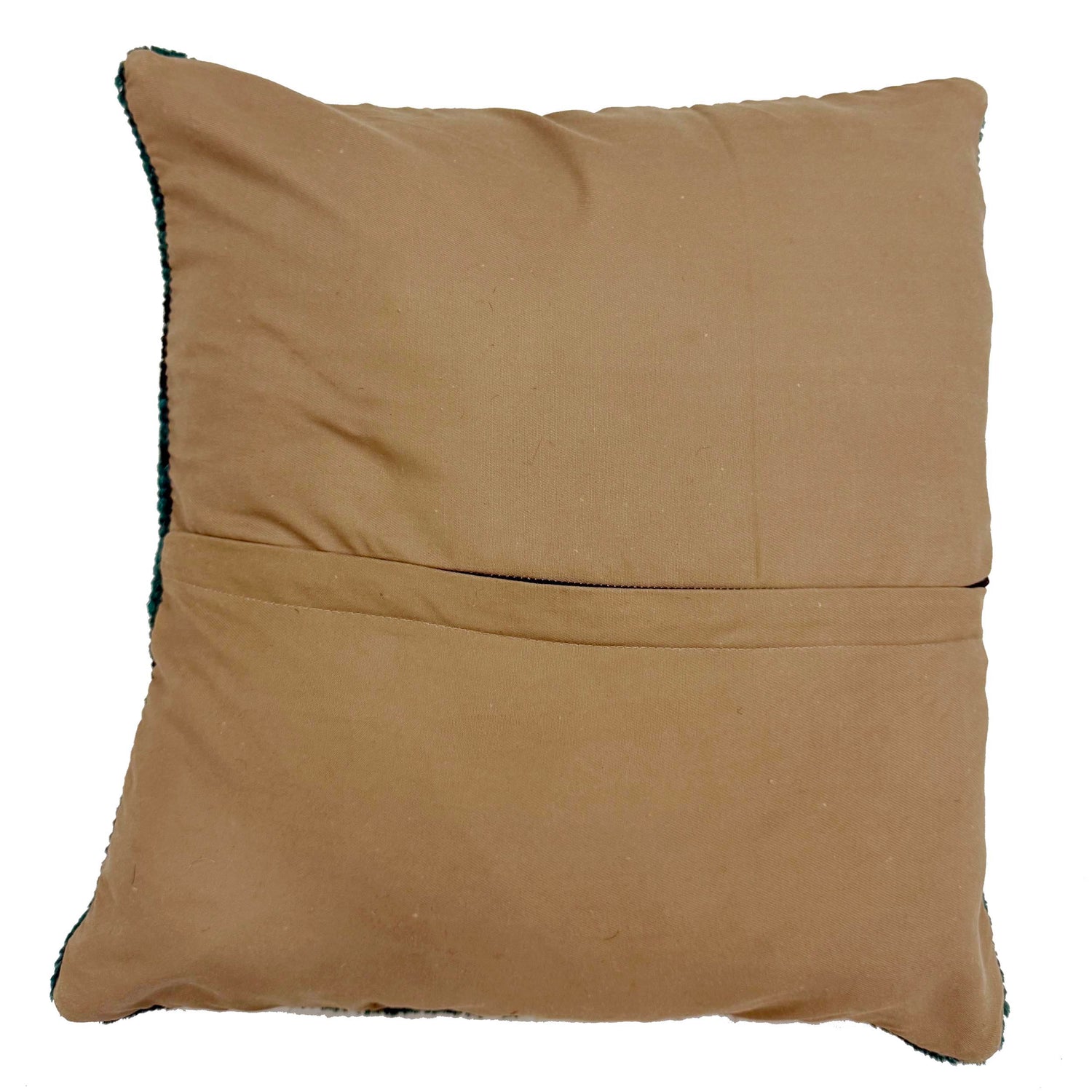 Hand Knotted Overdyed Carpet Cushion 1' 5" x 1' 3" (ft) - No. 38458