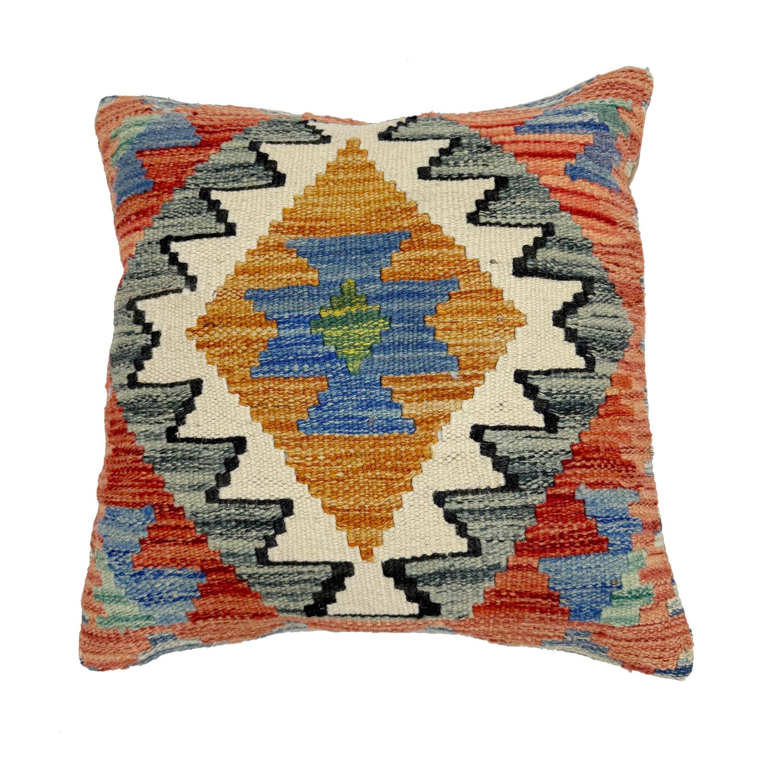 Turkish Design Kilim Cushion 1' 5" x 1' 5" (ft) - No. 38459