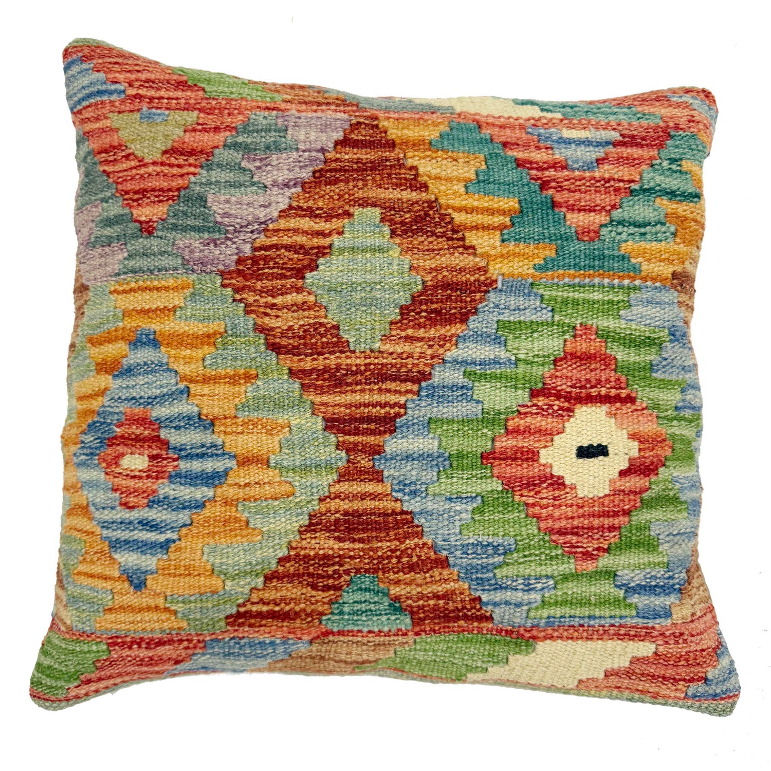 Vegetable Kilim Cushion Cover 1' 5" x 1' 6" (ft) - No. 38460