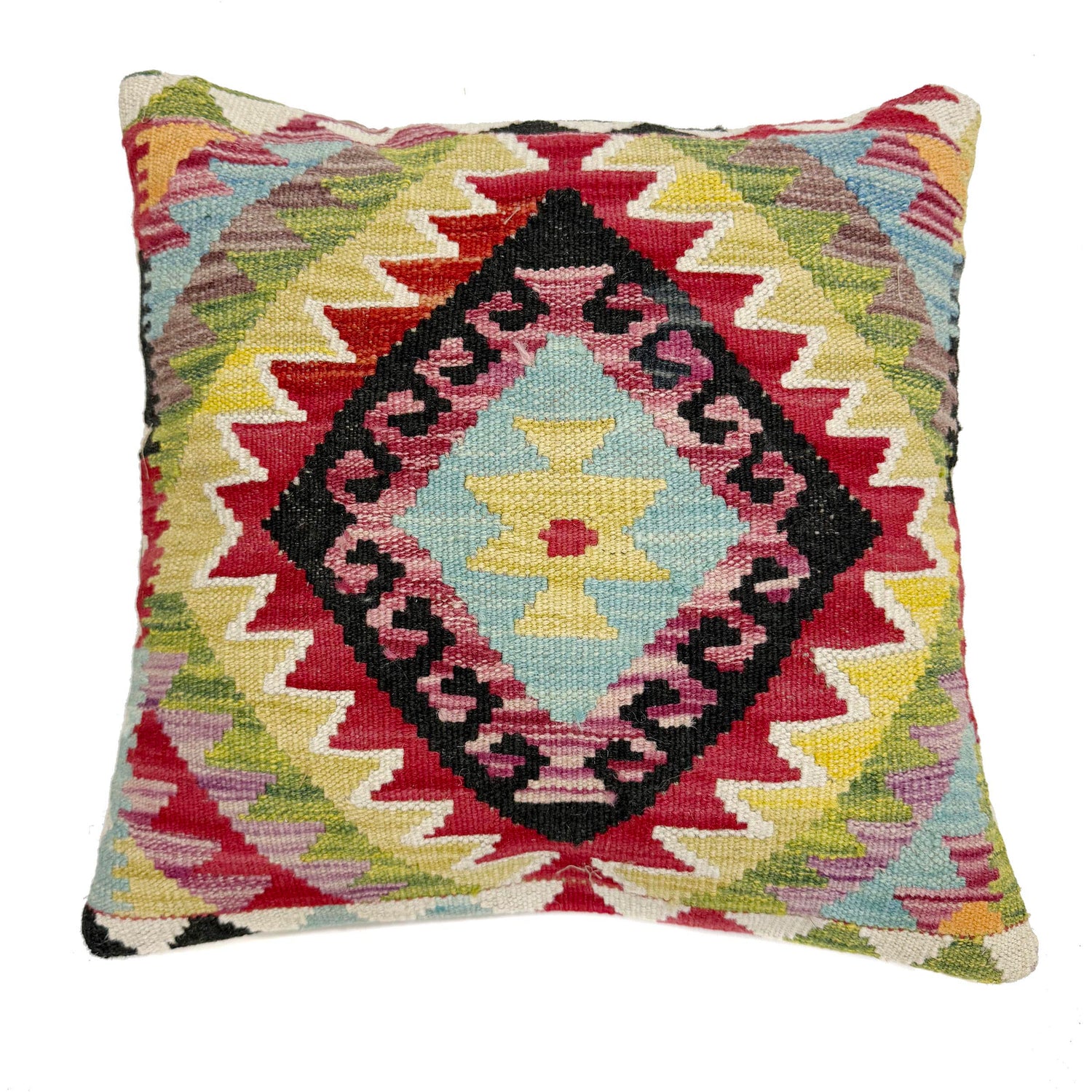 Hand Knotted Kilim Cushion 1' 5" x 1' 6" (ft) - No. 38462