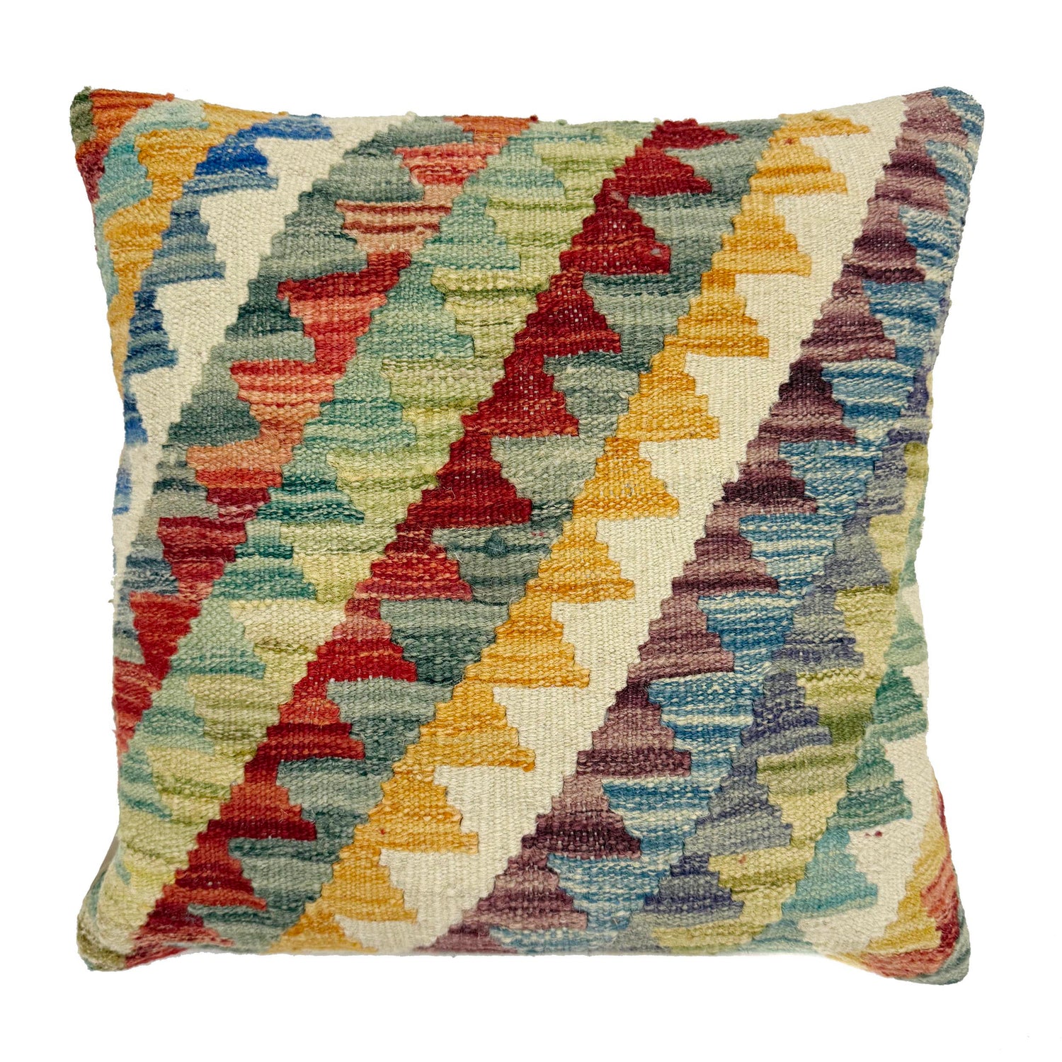 Hand Knotted Kilim Cushion 1' 5" x 1' 6" (ft) - No. 38475