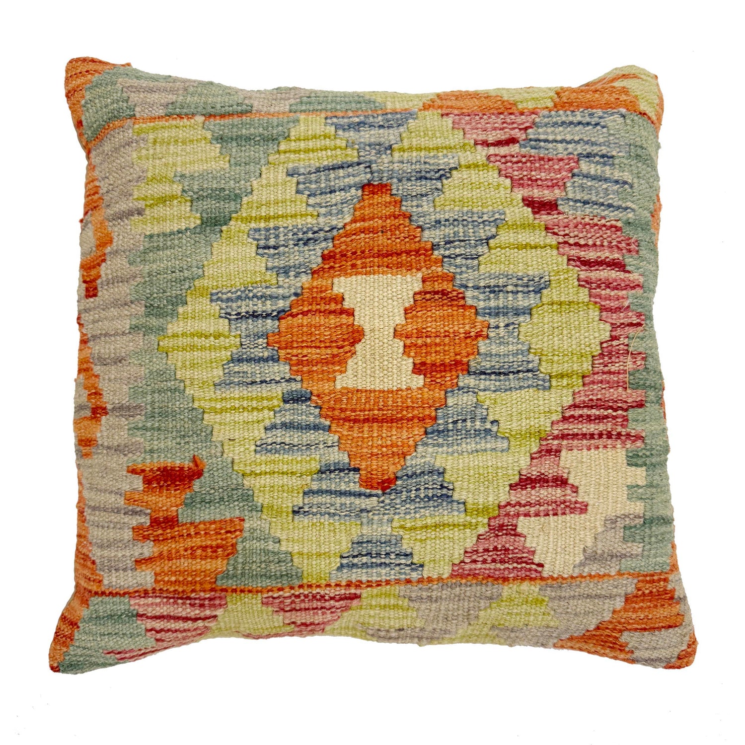 Square Size Kelim Cushion 1' 5" x 1' 5" (ft) - No. 38477