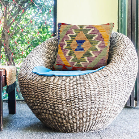 Kilim Cushion Covers 1' 5" x 1' 6" (ft) - No. 38478