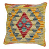 Turkish Design Kilim Cushion 1' 6" x 1' 6" (ft) - No. 38479