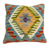 Turkish Style Kelim Cushion 1' 6" x 1' 6" (ft) - No. 38483