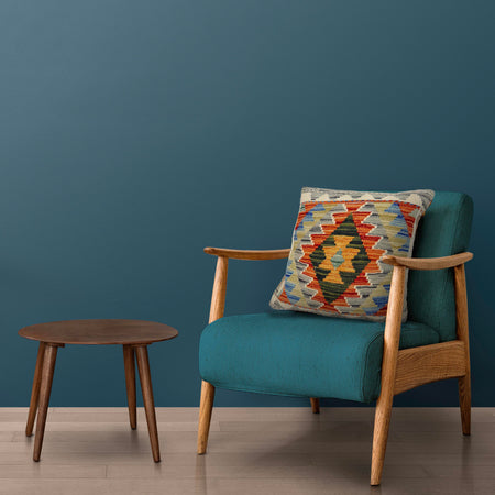 Handmade Kilim Cushion 1' 6" x 1' 6" (ft) - No. 38488