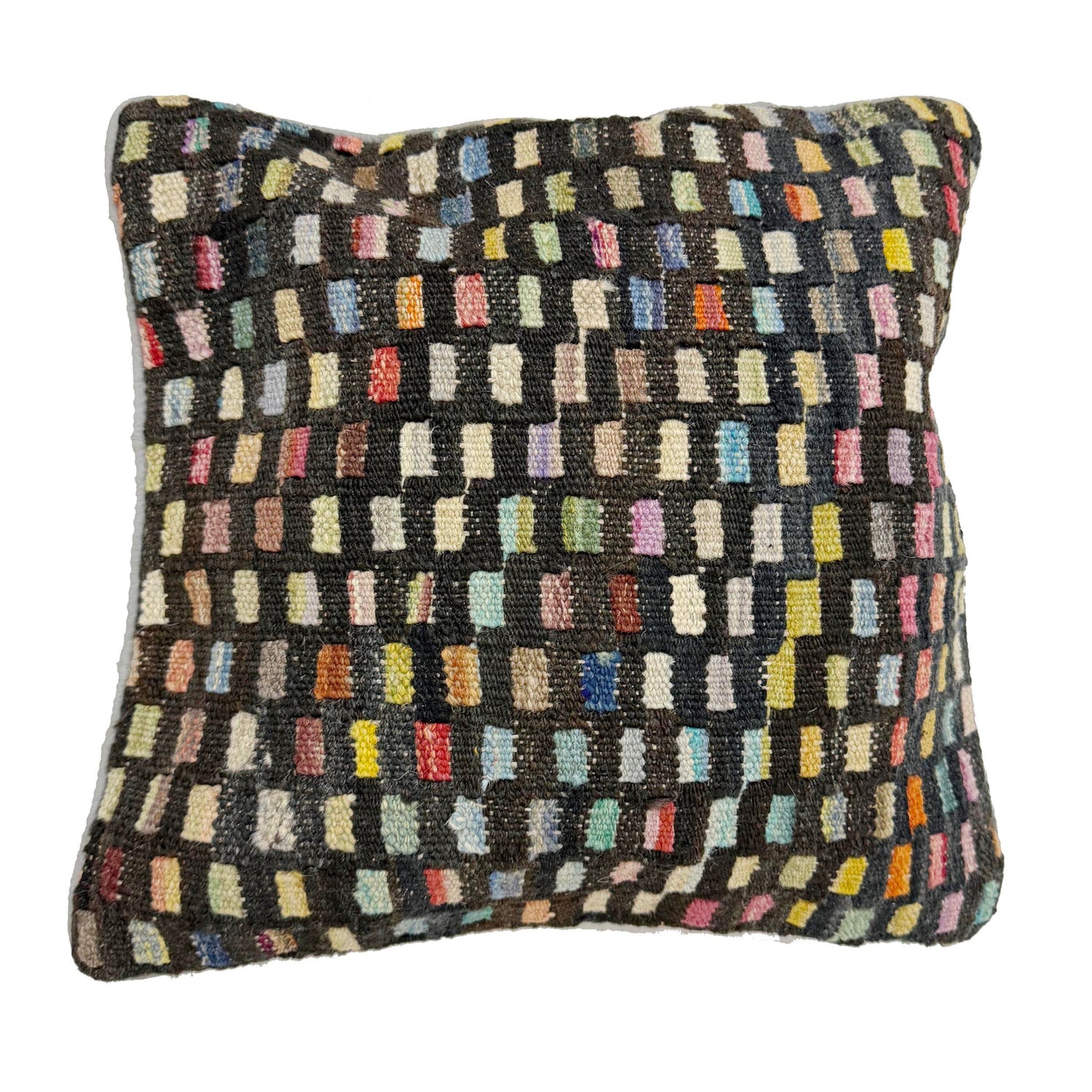 Square Size Kelim Cushion 1' 5" x 1' 5" (ft) - No. 38491