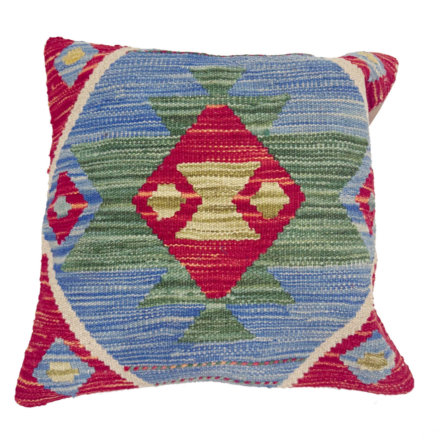 Vegetable Kilim Cushion Cover 1' 6" x 1' 6" (ft) - No. 38494