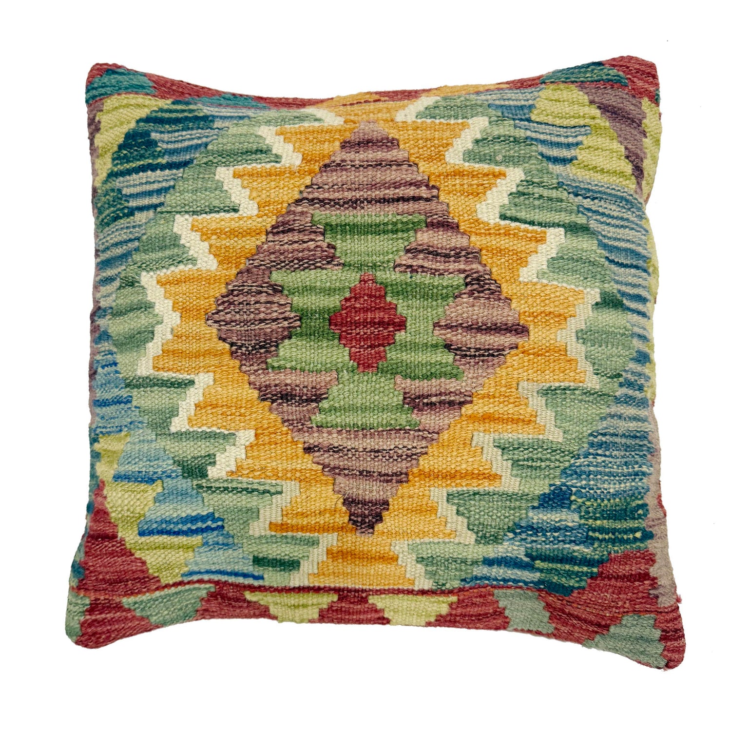 Hand Knotted Kilim Cushion 1' 5" x 1' 6" (ft) - No. 38497