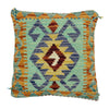 Turkish Style Kelim Cushion 1' 5" x 1' 6" (ft) - No. 38498
