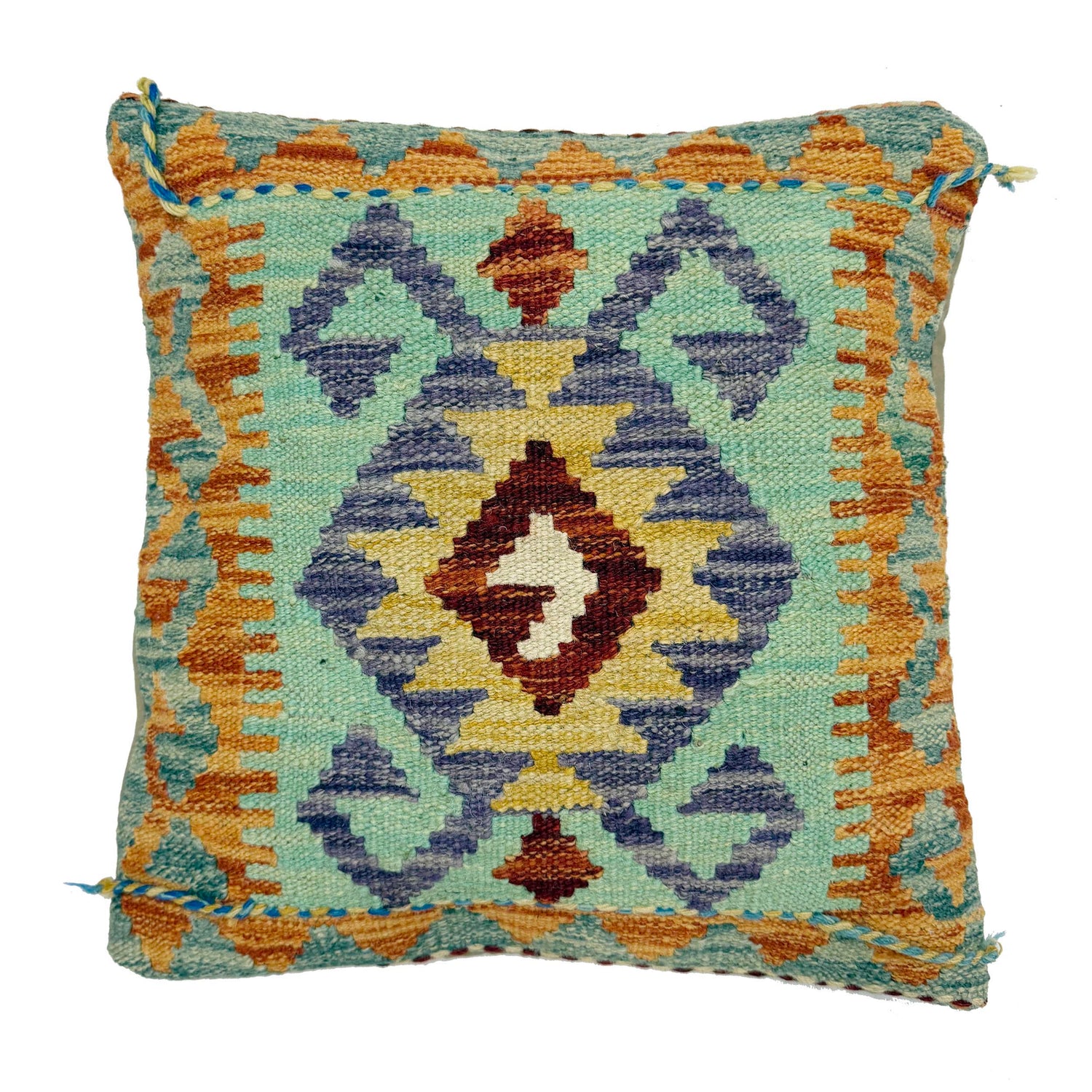 Turkish Style Kelim Cushion 1' 5" x 1' 6" (ft) - No. 38498