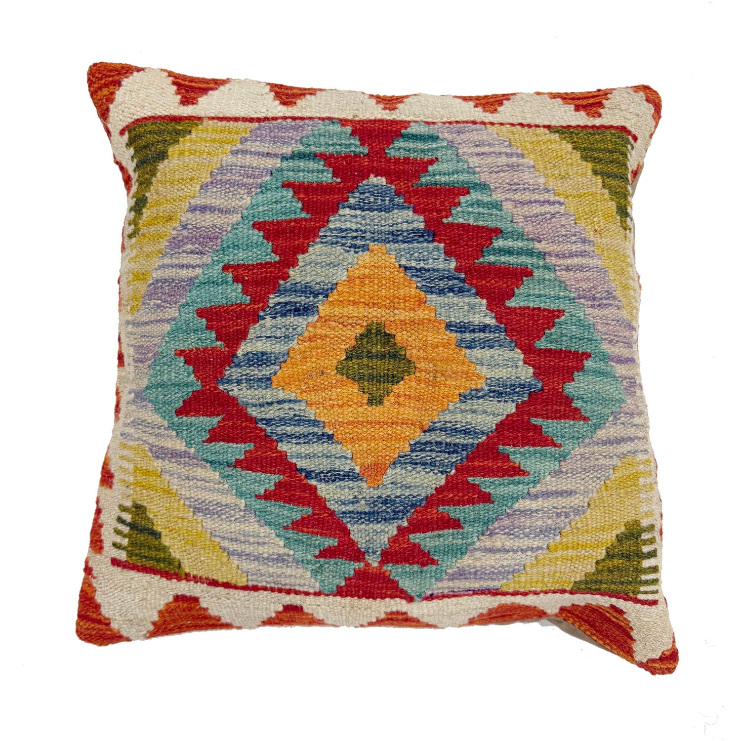 Turkish Design Kilim Cushion 1' 5" x 1' 6" (ft) - No. 38501