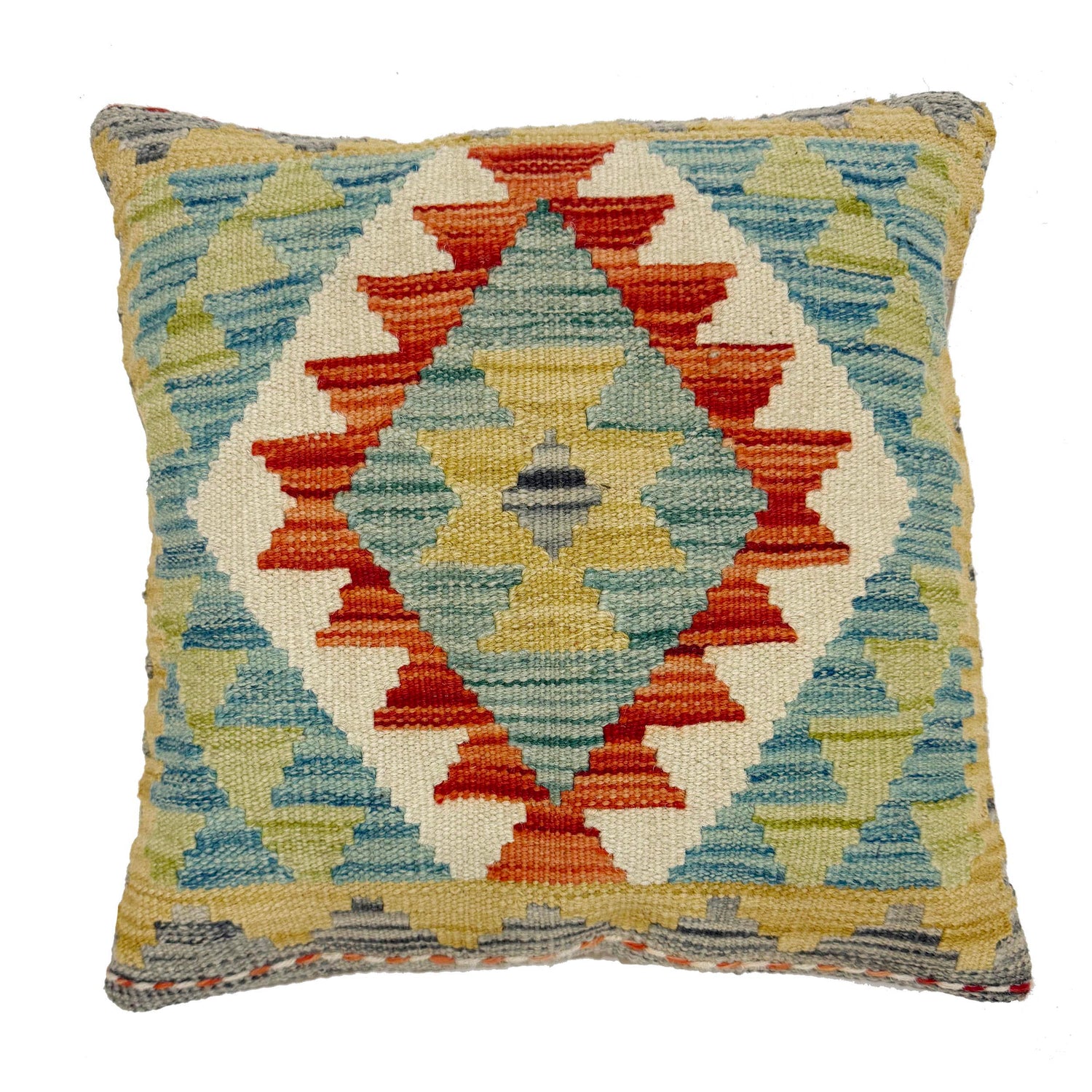 Hand Knotted Kilim Cushion 1' 5" x 1' 6" (ft) - No. 38504