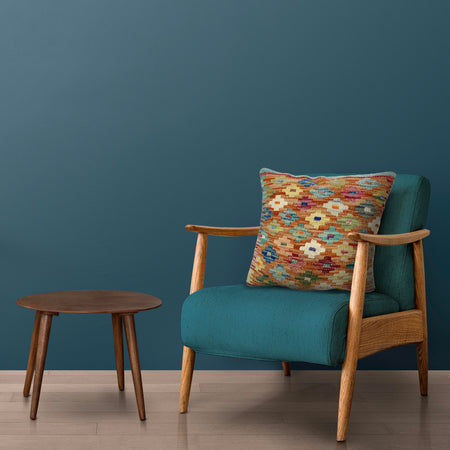 Square Size Kelim Cushion 1' 5" x 1' 6" (ft) - No. 38506