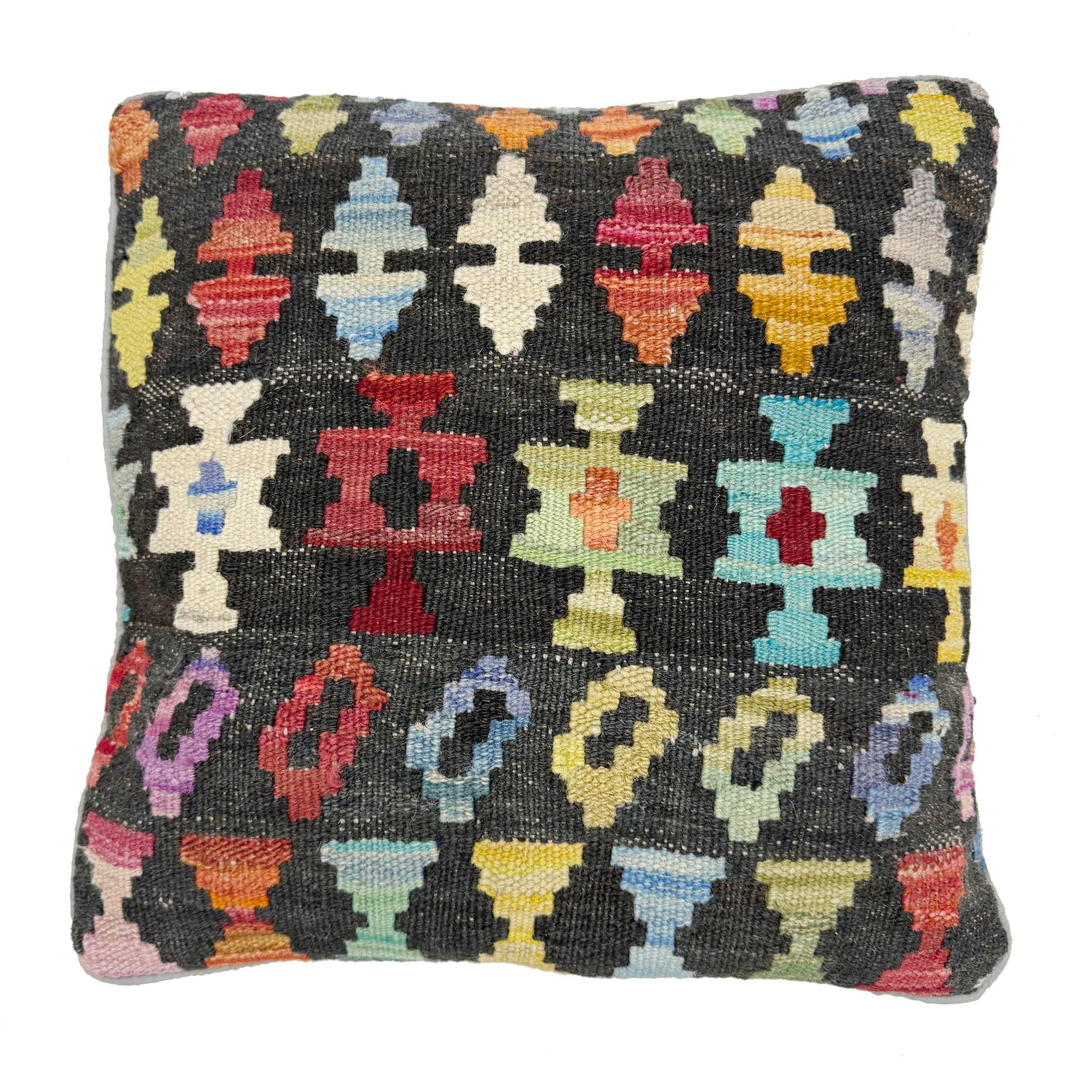 Vegetable Kilim Cushion Cover 1' 5" x 1' 5" (ft) - No. 38509