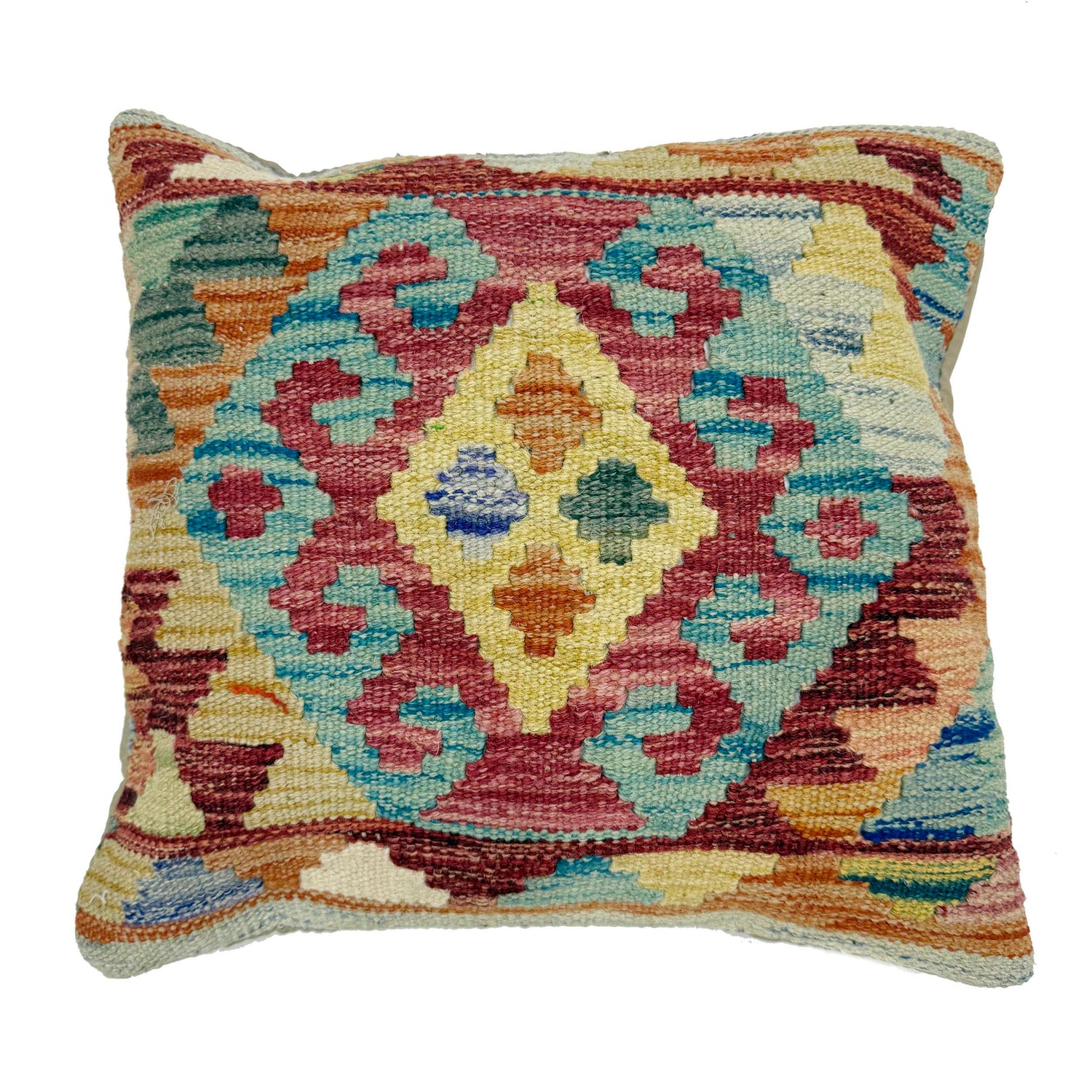 Hand Knotted Kilim Cushion 1' 6" x 1' 4" (ft) - No. 38511