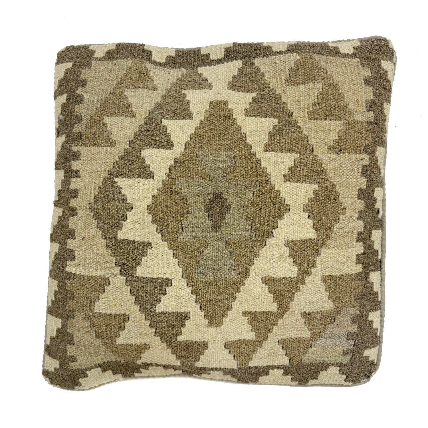Turkish Style Kelim Cushion 1' 6" x 1' 6" (ft) - No. 38512
