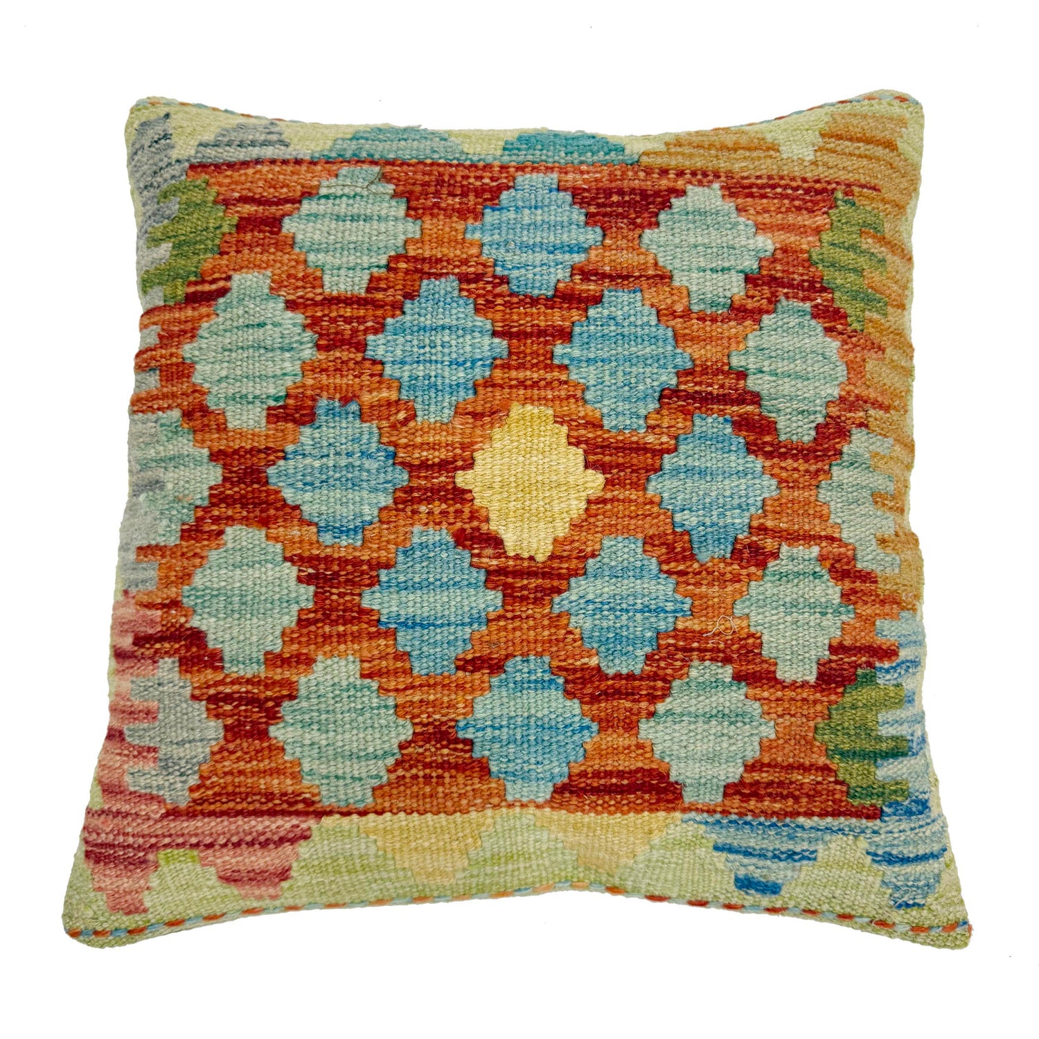 Square Size Kelim Cushion 1' 5" x 1' 6" (ft) - No. 38513
