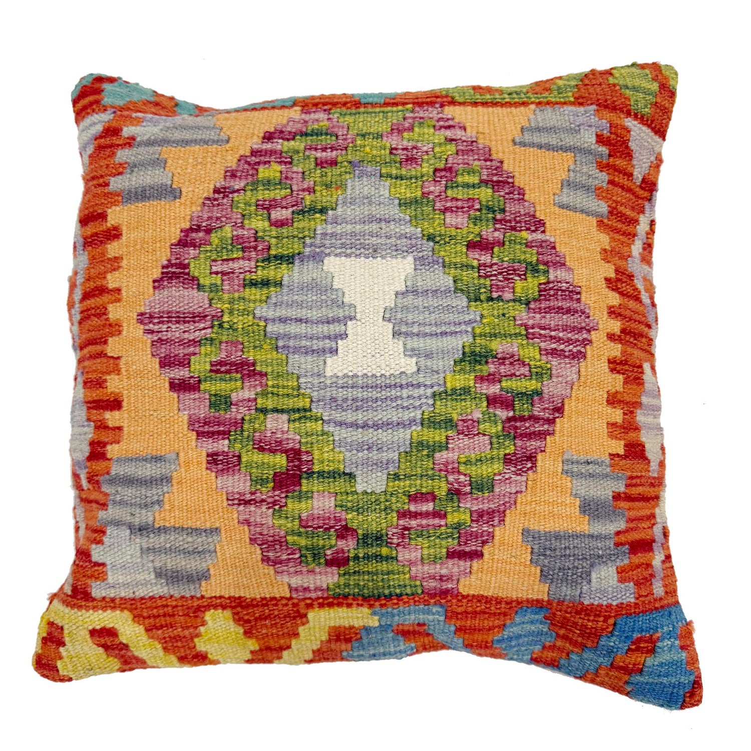 Vegetable Kilim Cushion Cover 1' 5" x 1' 6" (ft) - No. 38516