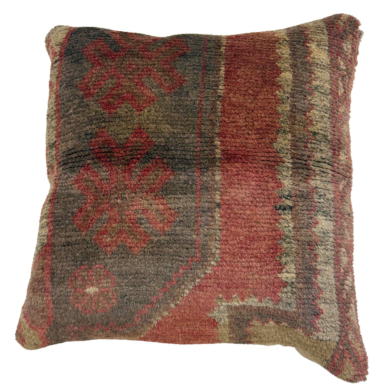 Overdyed Cushion Cover 1' 5" x 1' 5" (ft) - No. 38520