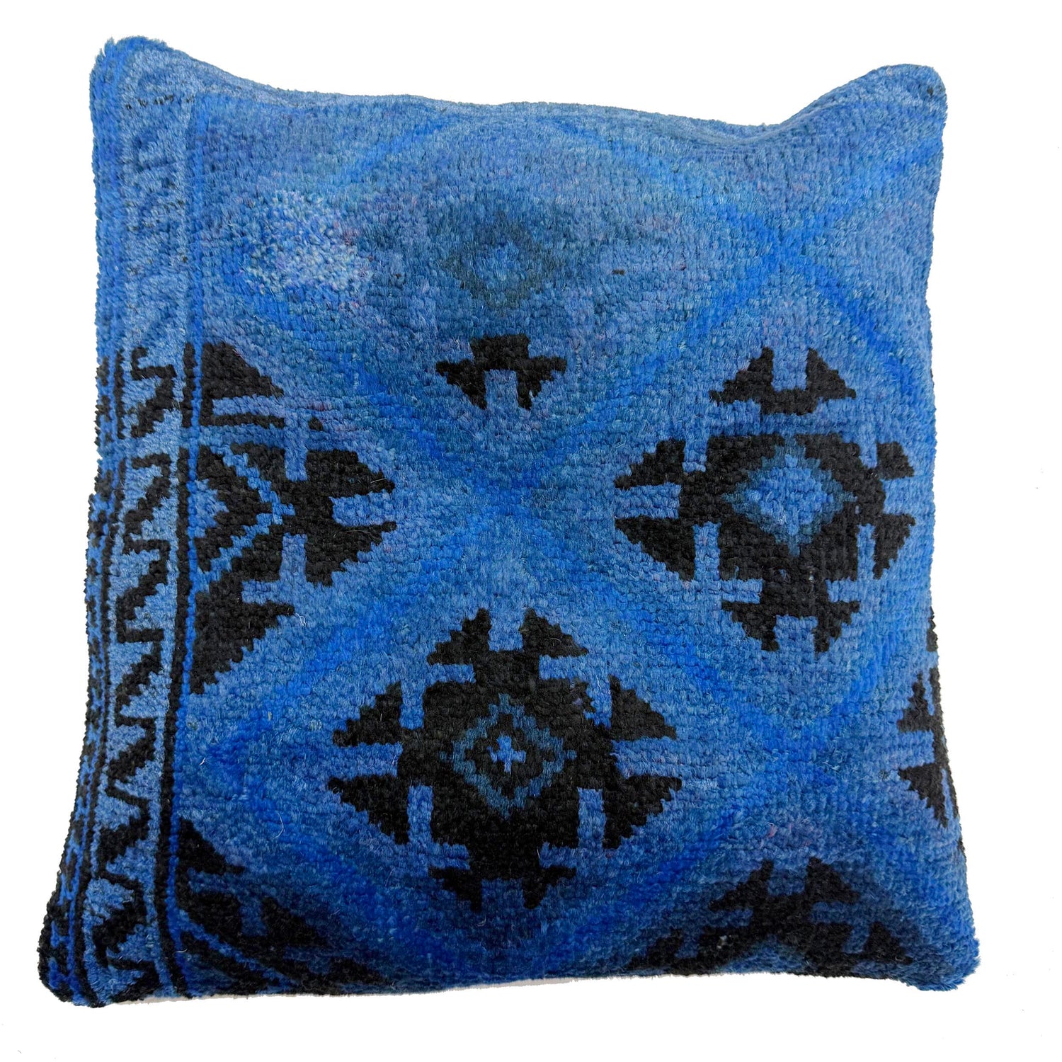 Overdyed Carpet Cushion Cover 1' 5" x 1' 4" (ft) - No. 38521