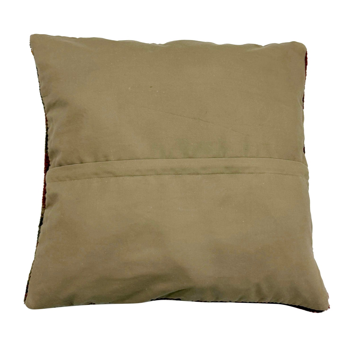 Hand Knotted Overdyed Carpet Cushion 1' 5" x 1' 5" (ft) - No. 38523