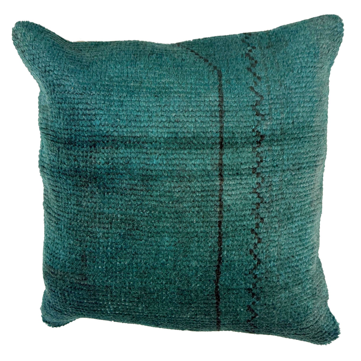 Overdyed Cushion Cover 1' 4" x 1' 4" (ft) - No. 38528