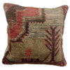 Overdyed Carpet Cushion Cover 1' 4" x 1' 4" (ft) - No. 38531