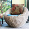 Overdyed Carpet Cushion Cover 1' 4" x 1' 4" (ft) - No. 38531