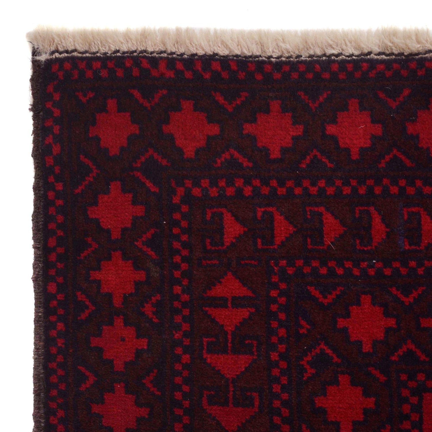 Red Color Baluchi Rug 7' 1" x 9' 0" (ft) - No. 3938