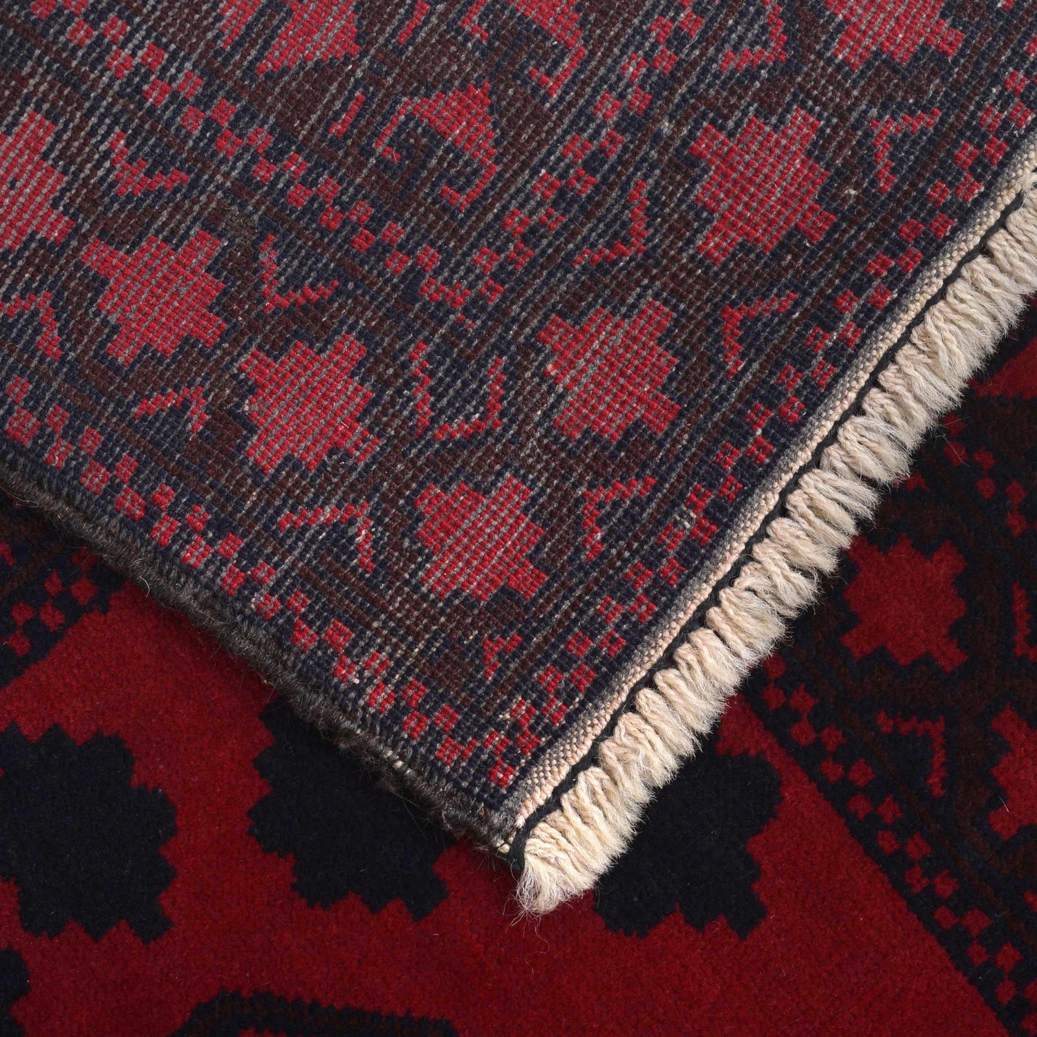 Red Color Baluchi Rug 7' 1" x 9' 0" (ft) - No. 3938