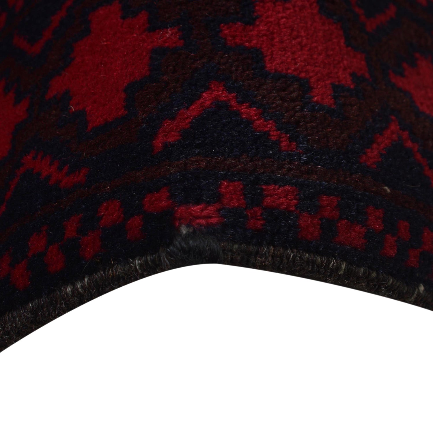 Red Color Baluchi Rug 7' 1" x 9' 0" (ft) - No. 3938