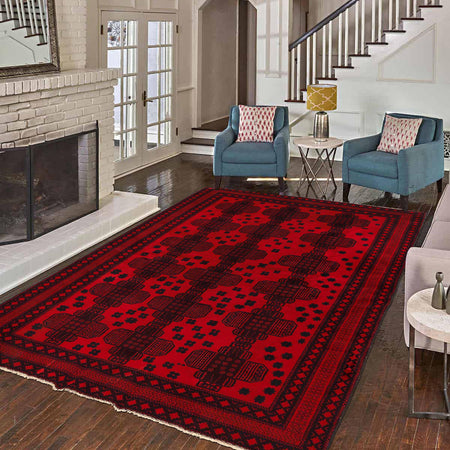 Tribal Baloch Rug 6' 8" x 9' 7" (ft) - No. 3940