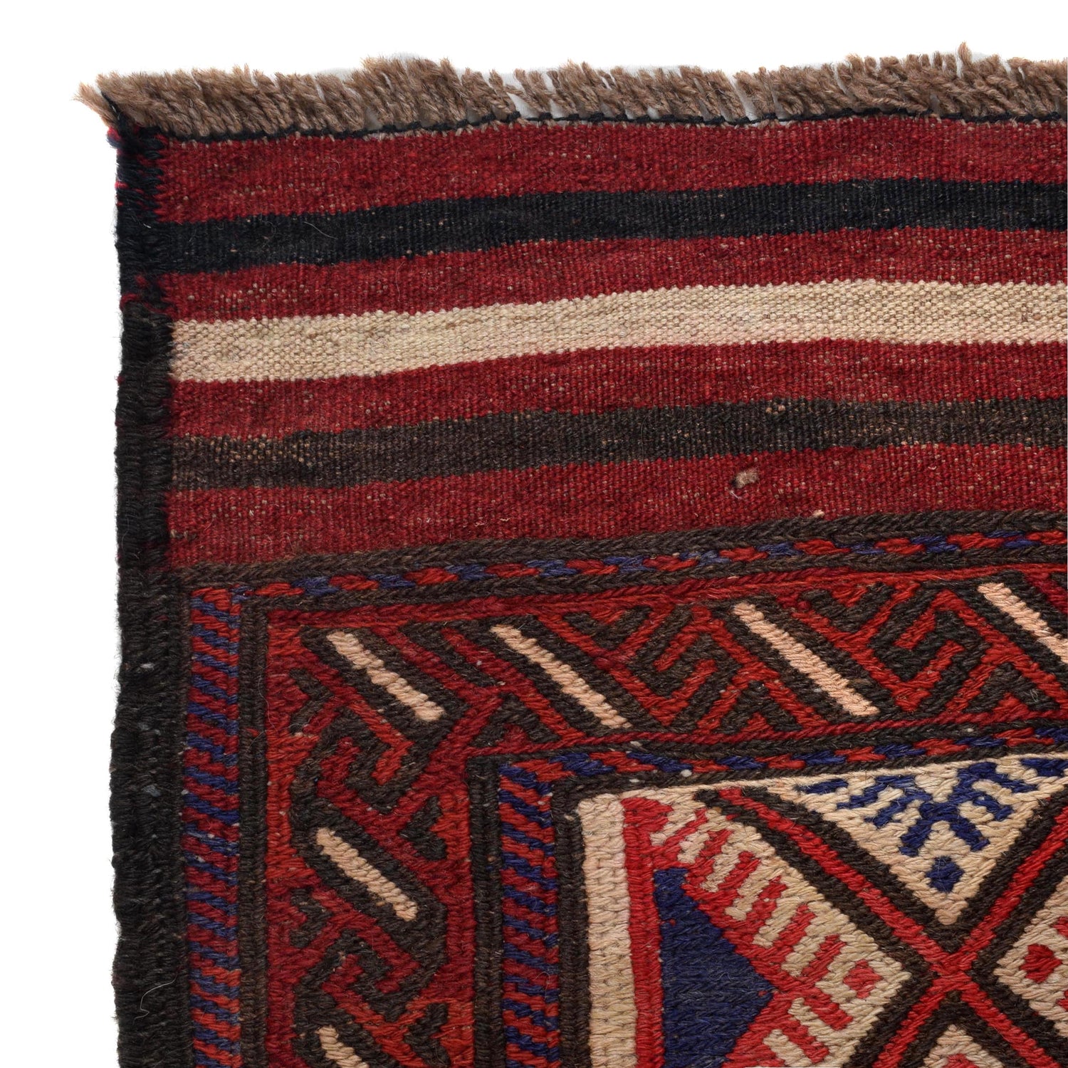 Handmade Flatweave Kilim 3' 1" x 4' 6" (ft) - No. 3971