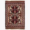 Handmade Flatweave Kilim 2' 8" x 3' 11" (ft) - No. 3981