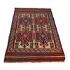 Hand Knotted Vintage Kilim 2' 9" x 4' 4" (ft) - No. 3983